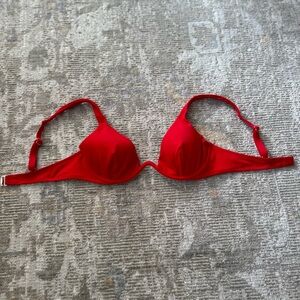 American Classic Red Bikini Top